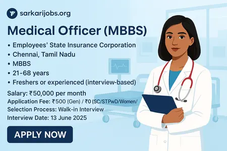 ESIC Medical Officer Jobs 2025