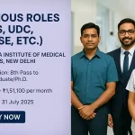AIIMS CRE Recruitment 2025 3,501 vacancies