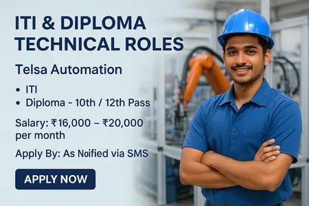 ITI Jobs Chennai – Telsa Automation
